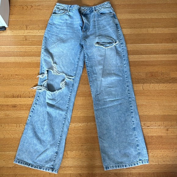 Garage wide leg ripped jeans - Picture 3 of 5